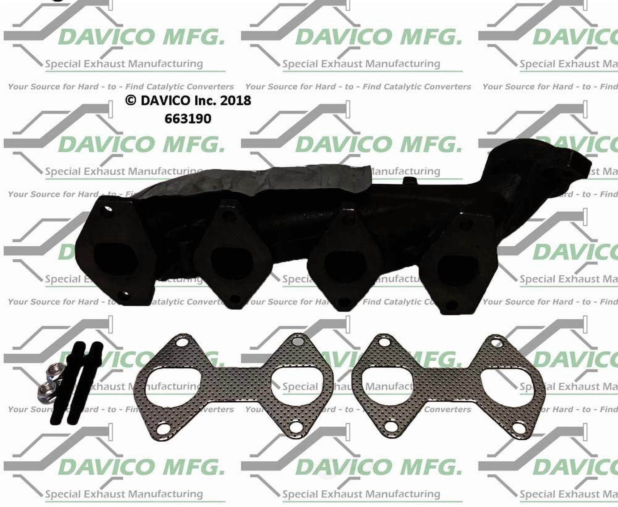 Davico Mfg 663190 Stand alone Exact-Fit exhaust manifold