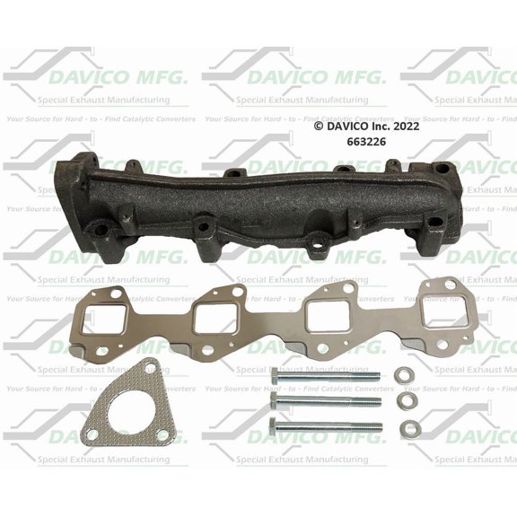 Davico Mfg 663226 Stand alone Exact-Fit exhaust manifold