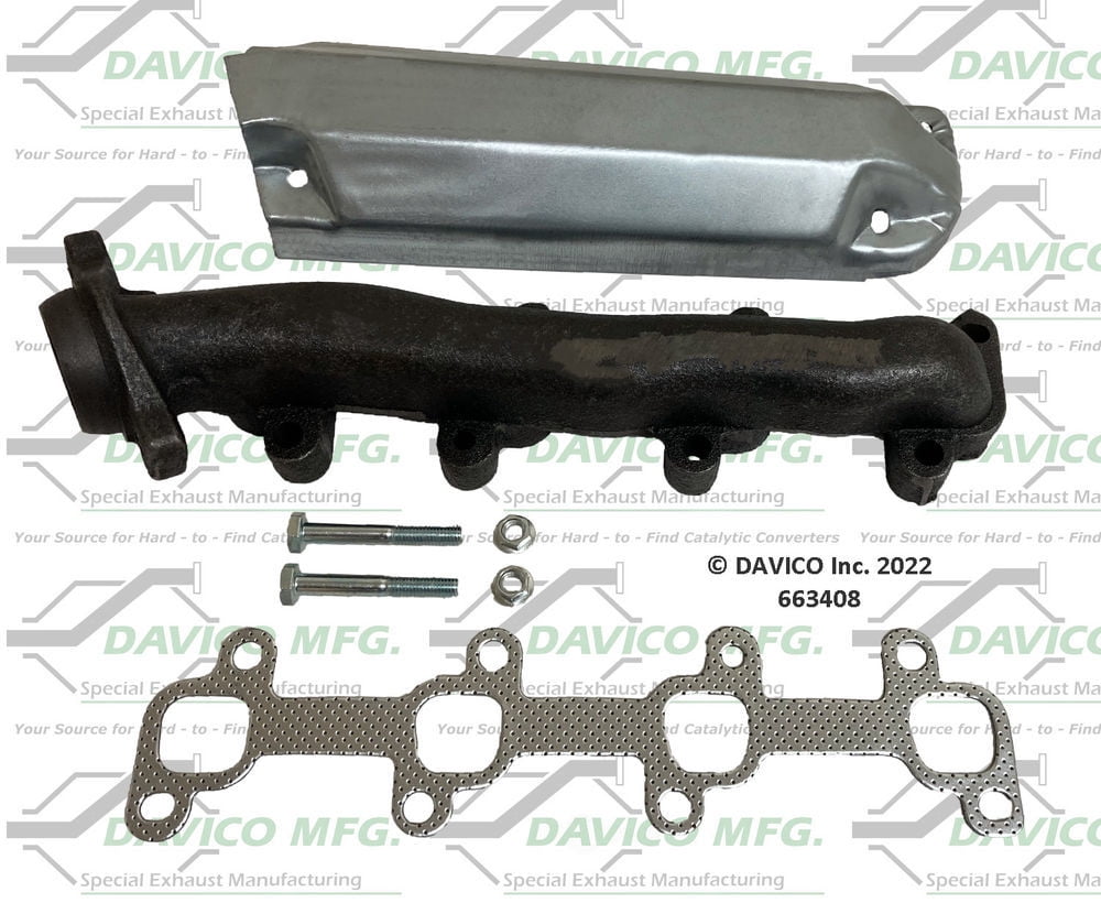 Davico Mfg 663408 Stand alone Exact-Fit exhaust manifold