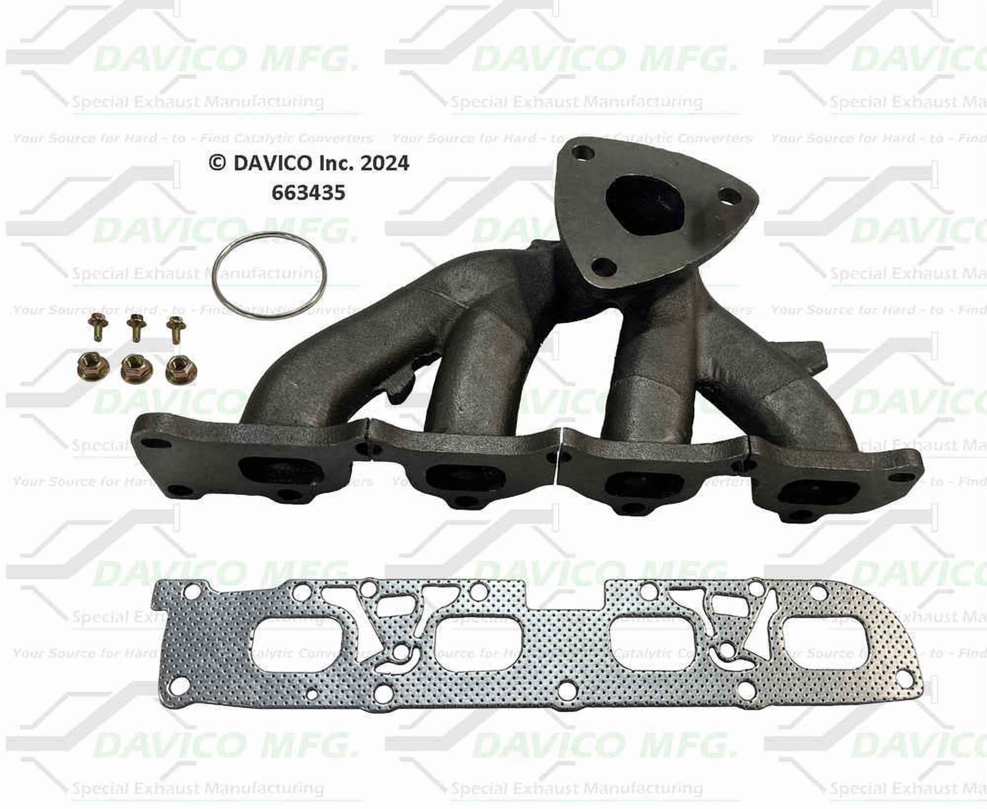 Davico Mfg 663435 Stand alone Exact-Fit exhaust manifold
