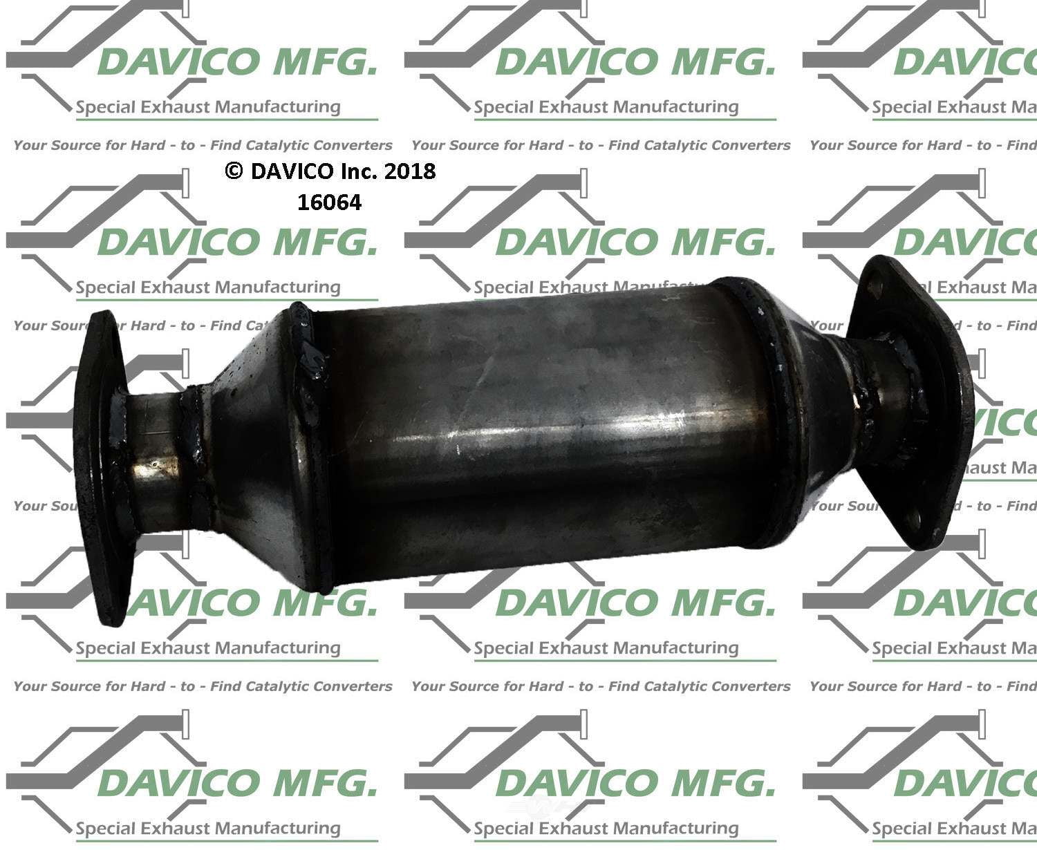 Davico Mfg Catalytic Converter Direct Fit P/N:172786 Fits select: 1996-1999 TOYOTA TACOMA
