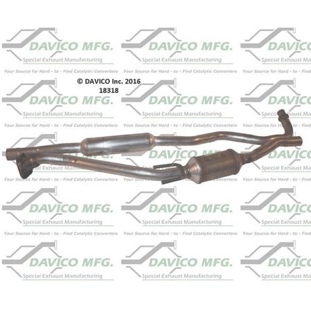 Davico Mfg Catalytic Converter Direct Fit P/N:175040 Fits select: 2003-2005 PONTIAC VIBE, 2003-2004 TOYOTA COROLLA MATRIX