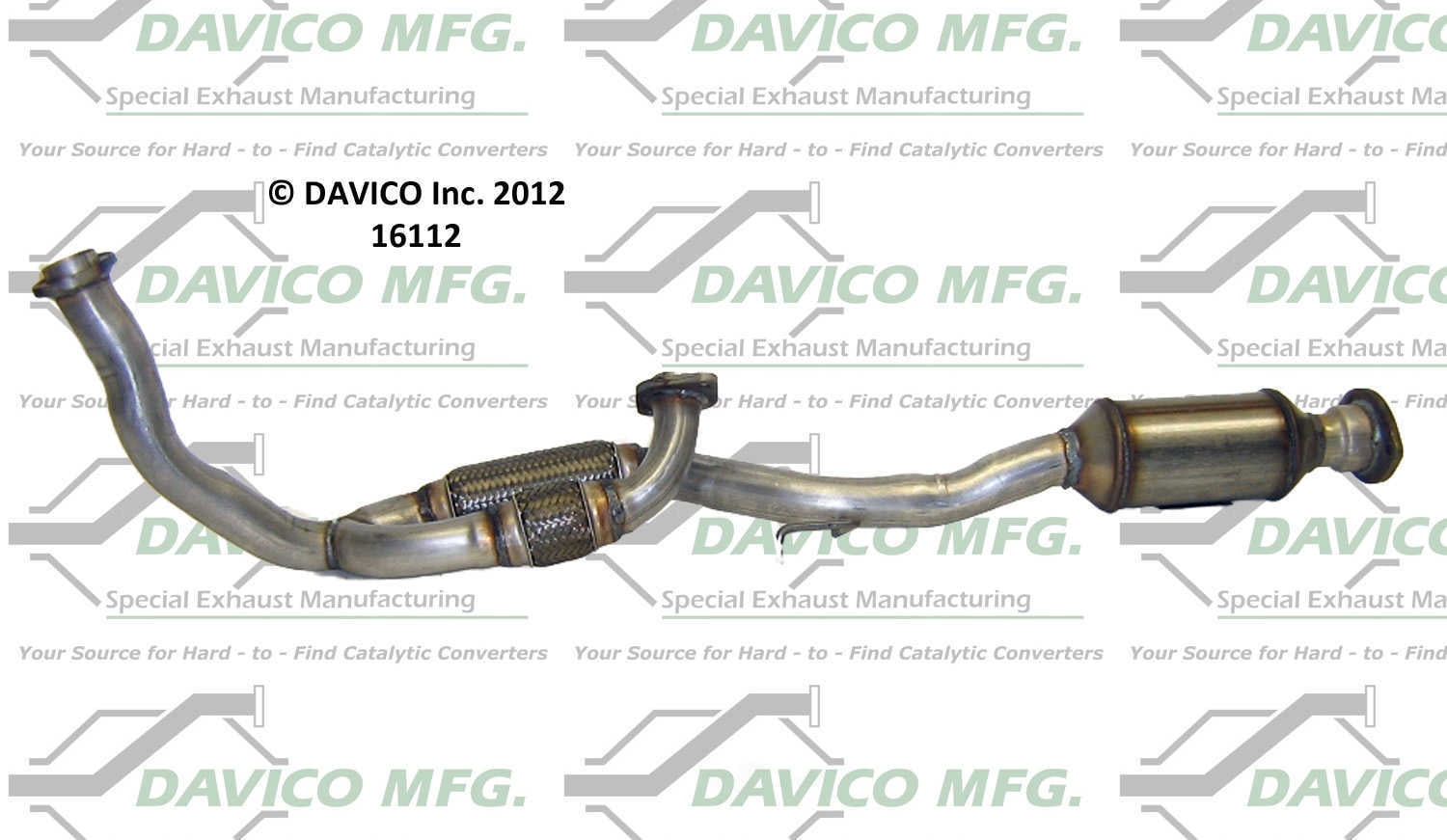 Davico Mfg 16112 Direct-Fit Catalytic Converter