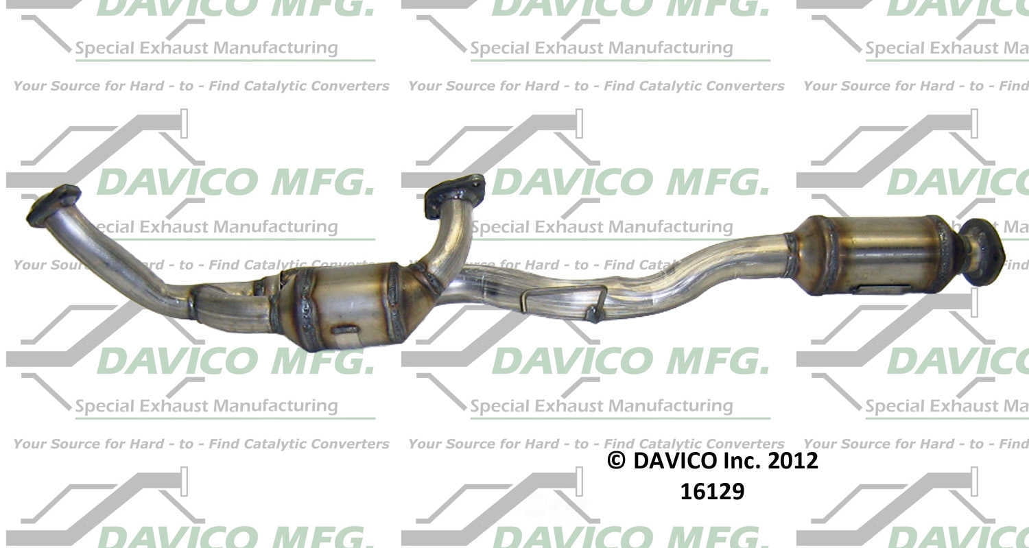 Davico Mfg Catalytic Converter P/N:16129 Fits select: 1996-2001 TOYOTA CAMRY, 1996-1999 TOYOTA AVALON