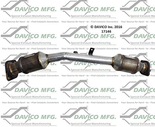 Davico Mfg Catalytic Converter P/N:17146 Fits select: 2007-2012 NISSAN VERSA