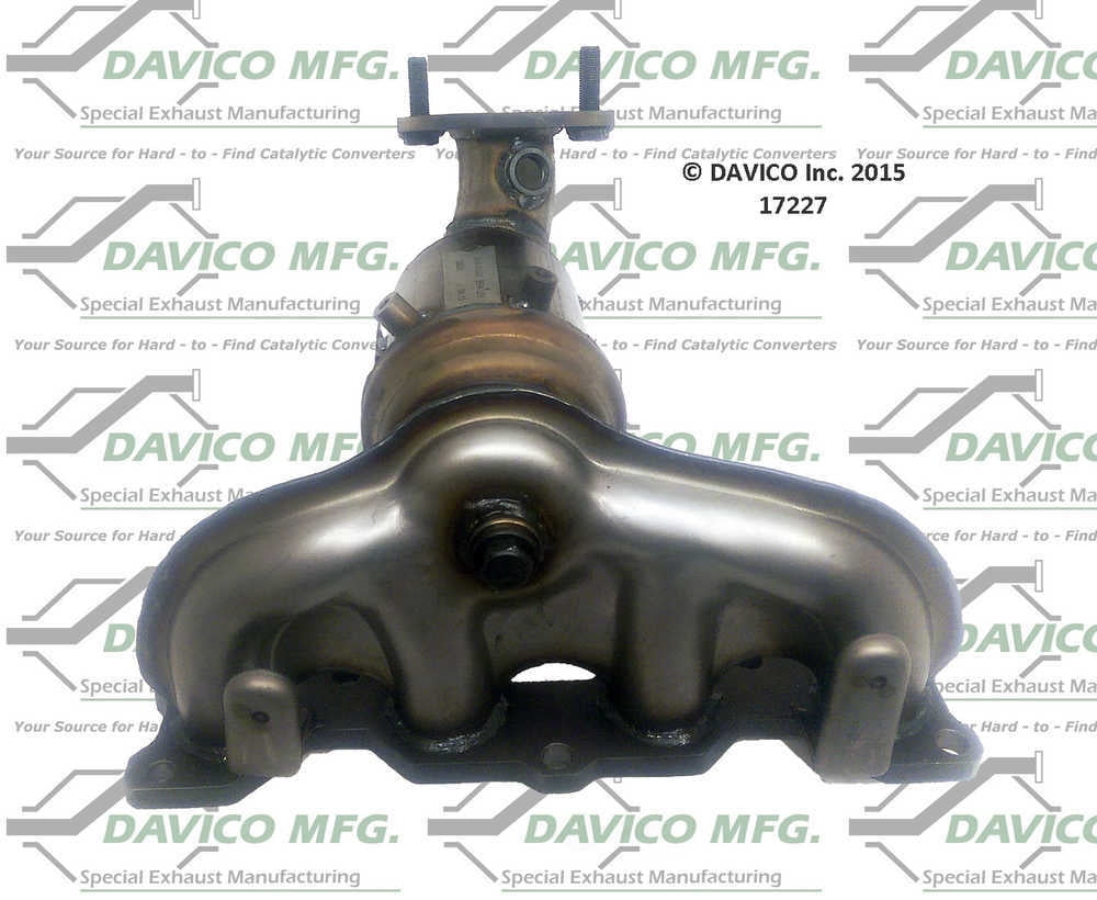 Davico Mfg Catalytic Converter P/N:17227 Fits select: 2011-2015 KIA SORENTO, 2010-2012 HYUNDAI SANTA FE