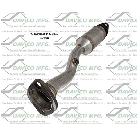 Davico Mfg Catalytic Converter P/N:17398 Fits select: 2009-2012 NISSAN SENTRA
