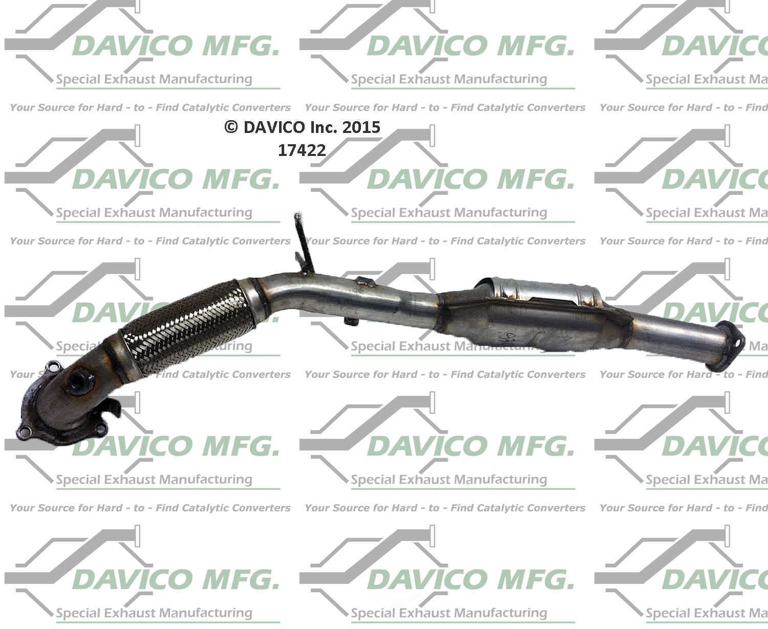 Davico Mfg 17422 Direct-Fit Catalytic Converter