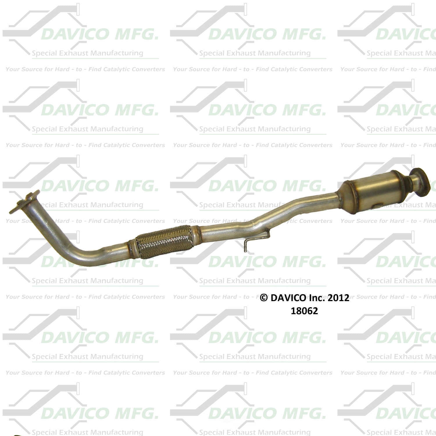 Davico Mfg Catalytic Converter P/N:18062 Fits select: 1997-2001 TOYOTA CAMRY, 1999-2001 TOYOTA CAMRY SOLARA