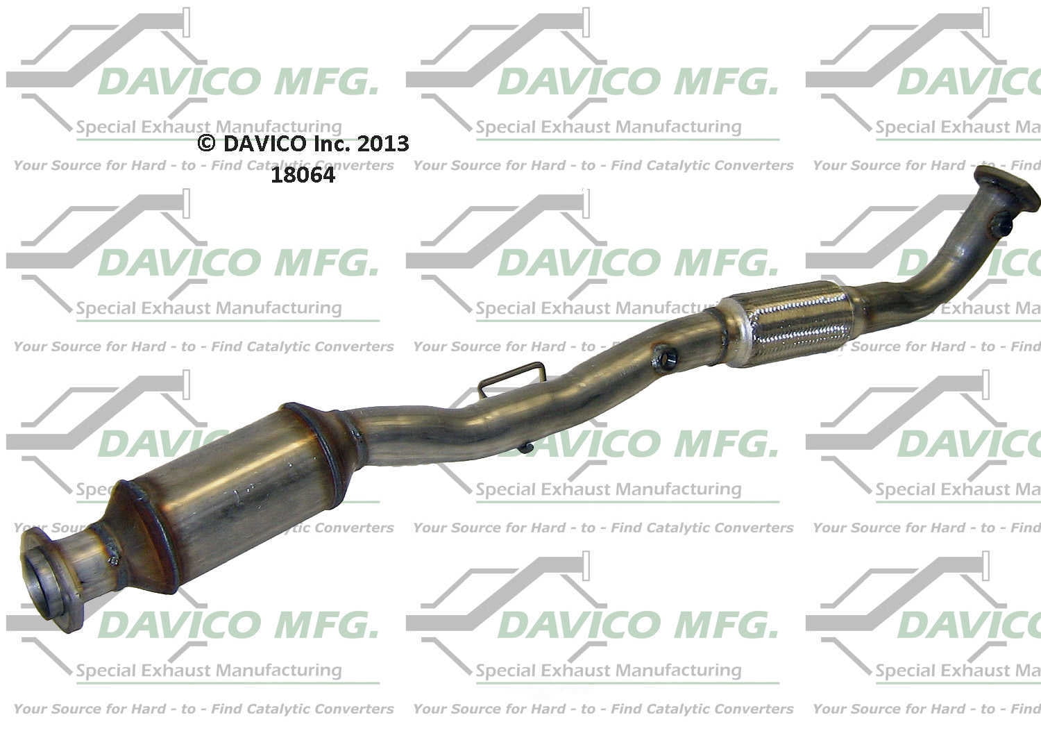 Davico Mfg Catalytic Converter P/N:18064 Fits select: 2002-2006 TOYOTA CAMRY, 2004-2005 TOYOTA CAMRY SOLARA