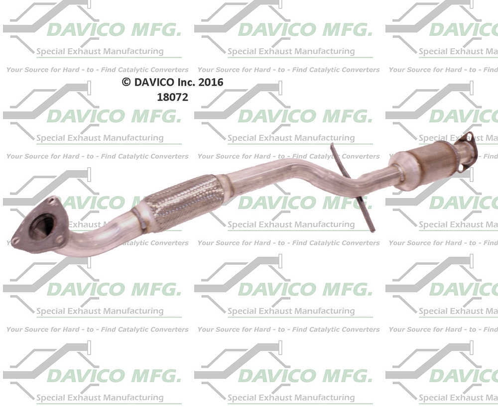 Davico Mfg 18072 Direct-Fit Catalytic Converter
