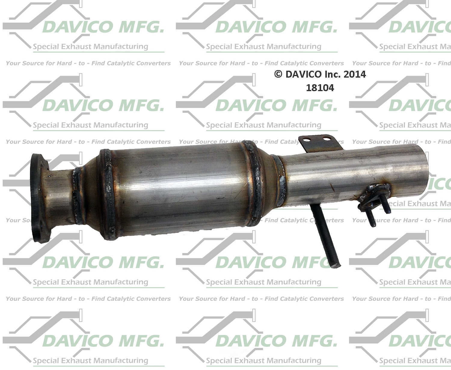 Davico Mfg Catalytic Converter P/N:18104 Fits select: 2001-2003 TOYOTA HIGHLANDER, 1999-2003 LEXUS RX