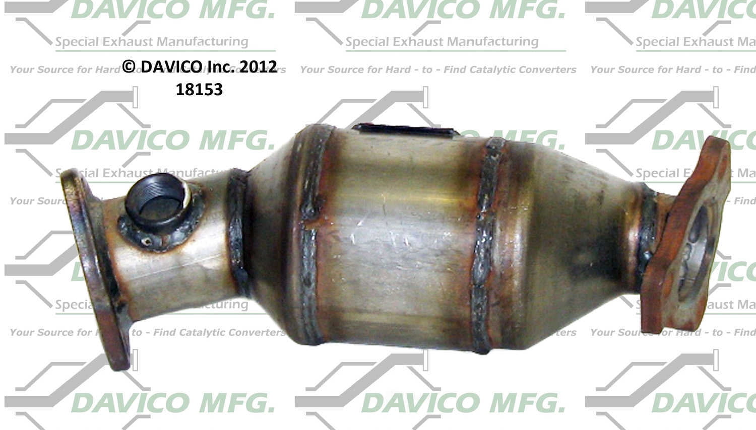 Davico Mfg 18153 Direct-Fit Catalytic Converter - PreCat