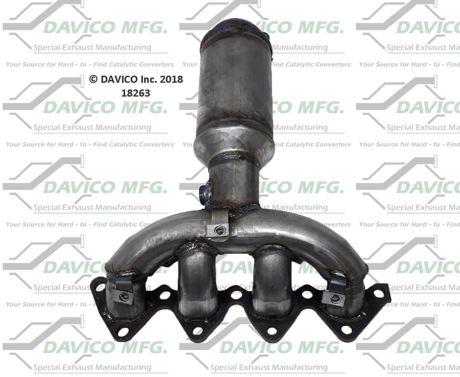 Davico Mfg Catalytic Converter P/N:18263 Fits select: 1998-2003 HYUNDAI ELANTRA, 2003-2006 HYUNDAI TIBURON