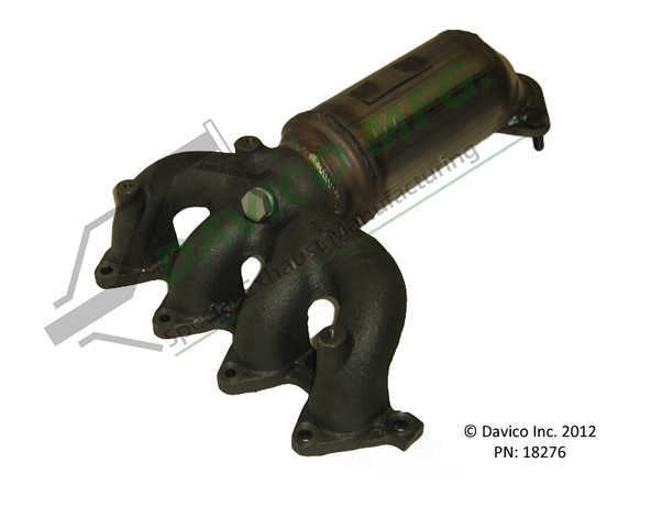 Davico Mfg Catalytic Converter P/N:18276 Fits select: 2006-2011 HYUNDAI ACCENT, 2006-2010 KIA RIO