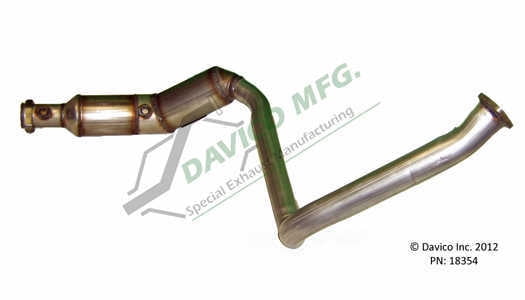 Davico Mfg Catalytic Converter P/N:18354 Fits select: 2006-2009 LAND ROVER RANGE ROVER SPORT, 2007-2009 LAND ROVER LR3