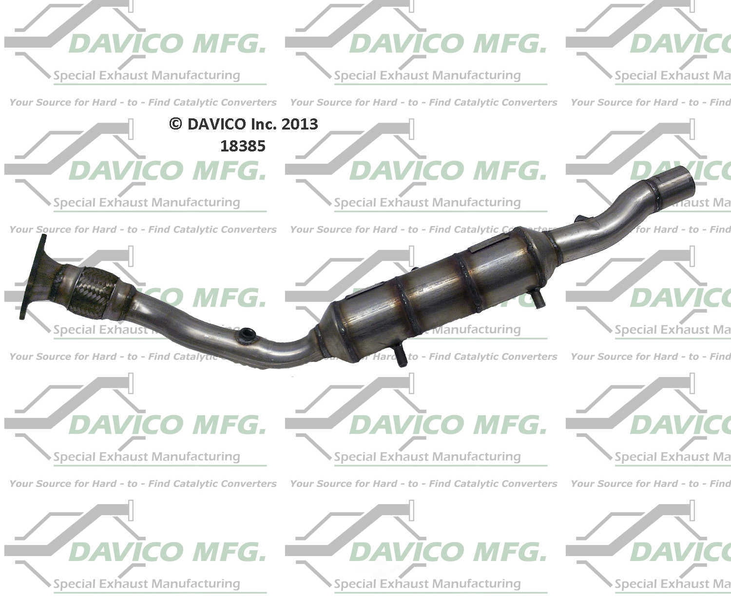 Davico Mfg Catalytic Converter P/N:18385 Fits select: 2003-2005 VOLKSWAGEN NEW BEETLE GLS