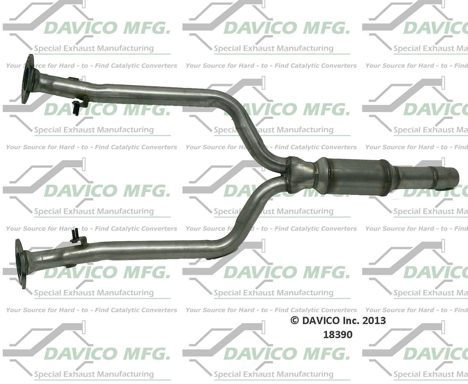 Davico Mfg 18390 Direct-Fit Catalytic Converter