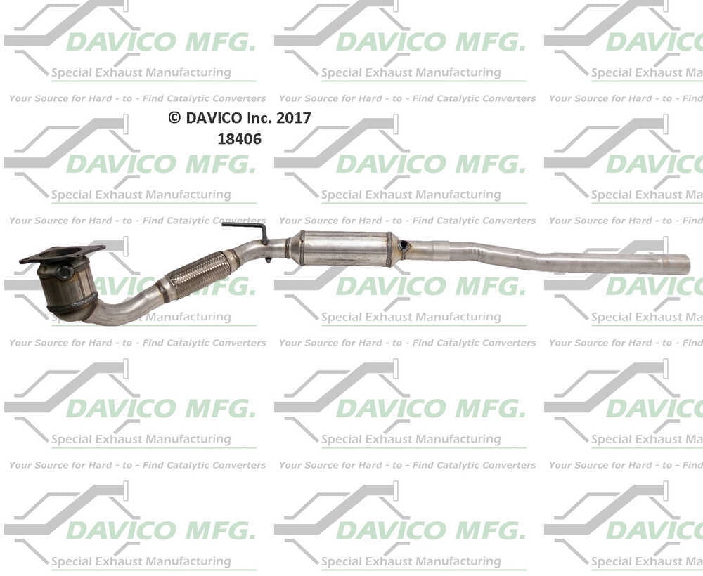 Davico Mfg 18406 Direct-Fit Catalytic Converter