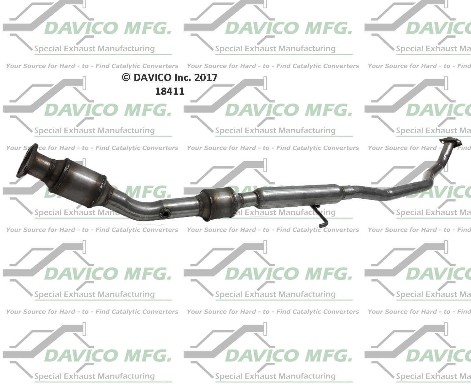 Davico Mfg 18411 Direct-Fit Catalytic Converter
