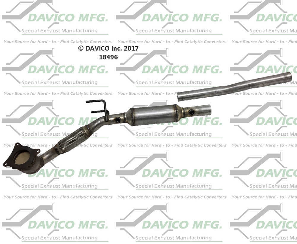 Davico Mfg 18496 Direct-Fit Catalytic Converter