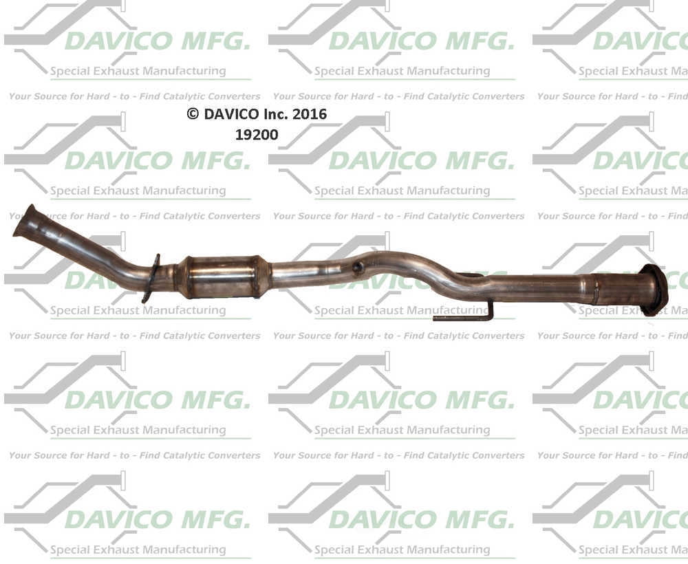 Davico Mfg Catalytic Converter P/N:19200 Fits select: 2002-2005 CHEVROLET TRAILBLAZER, 2002-2005 GMC ENVOY