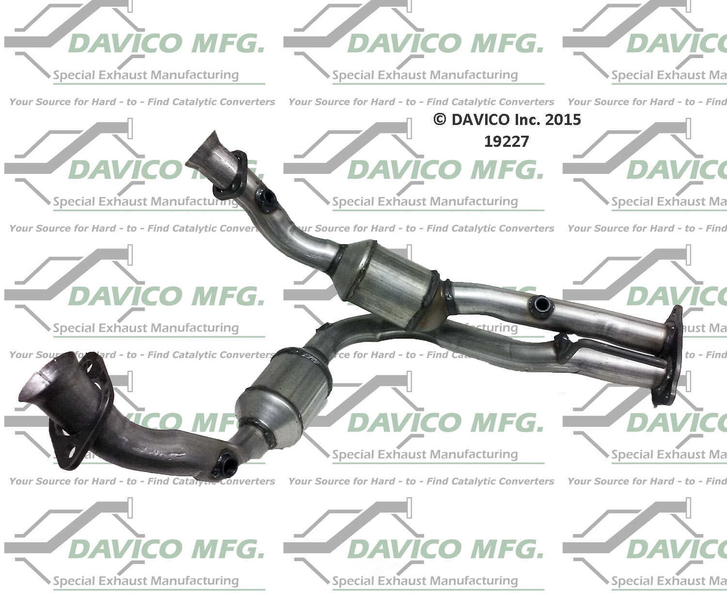 Davico Mfg 19227 Direct-Fit Catalytic Converter