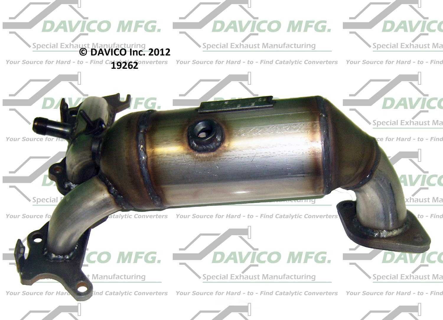 Davico Mfg Catalytic Converter P/N:19262 Fits select: 2007-2010 CHRYSLER SEBRING, 2008-2010 DODGE AVENGER