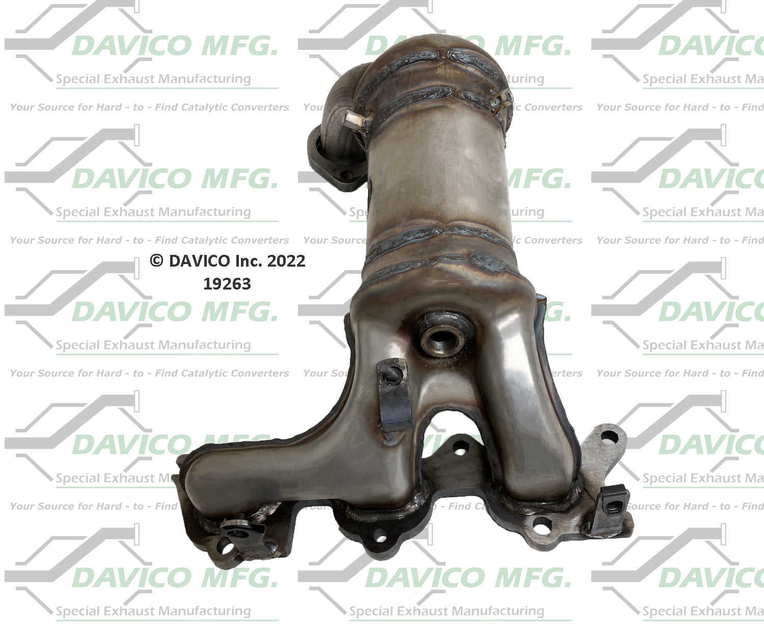 Davico Mfg 19263 Direct-Fit Catalytic Converter - Manifold