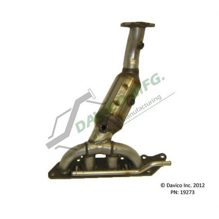 Davico Mfg Catalytic Converter P/N:19273 Fits select: 2007-2009 FORD FUSION, 2007-2009 MERCURY MILAN