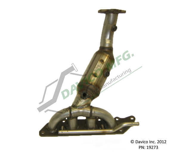 Davico Mfg Catalytic Converter P/N:19273 Fits select: 2007-2009 FORD FUSION, 2007-2009 MERCURY MILAN