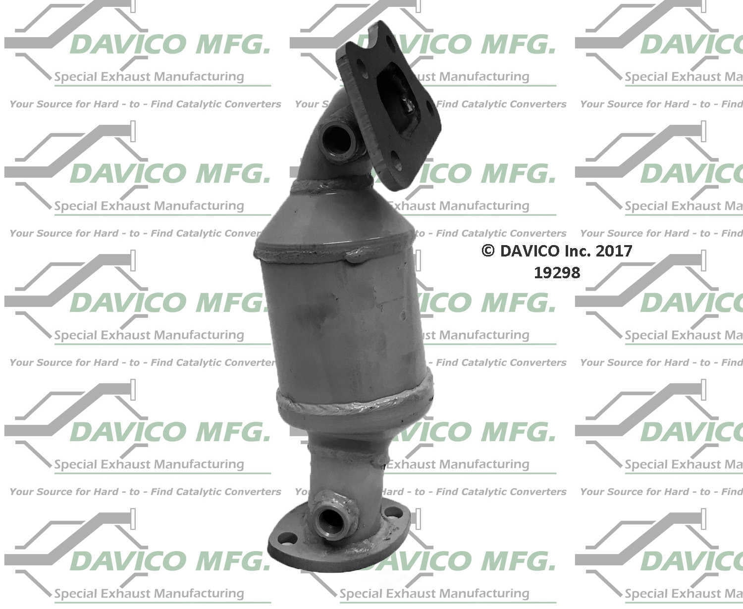 Davico Mfg Catalytic Converter P/N:19298 Fits select: 2010-2017 CHEVROLET EQUINOX, 2010-2017 GMC TERRAIN