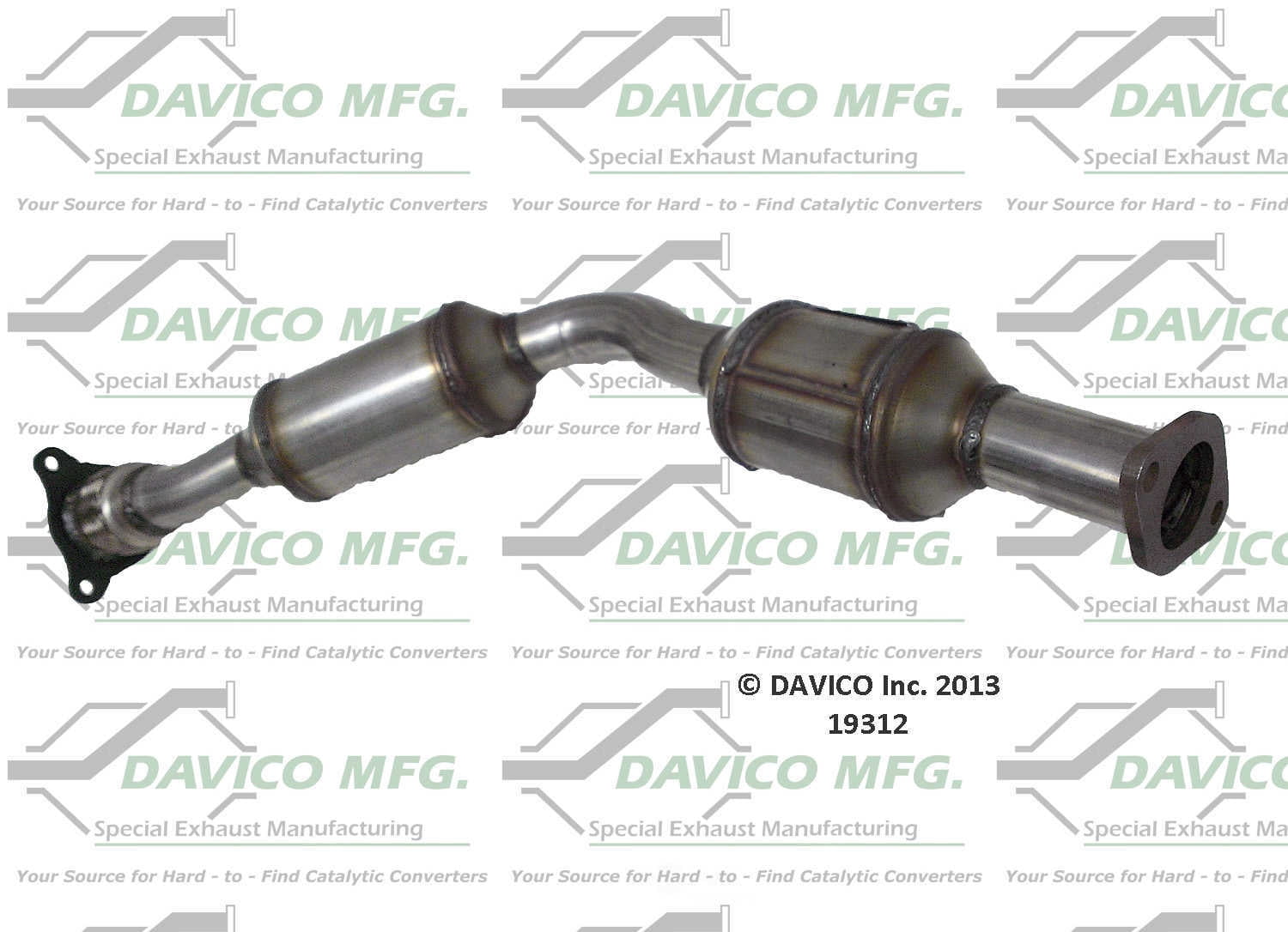 Davico Mfg Catalytic Converter P/N:19312 Fits select: 2006 CHEVROLET COBALT, 2006-2007 SATURN ION LEVEL 2