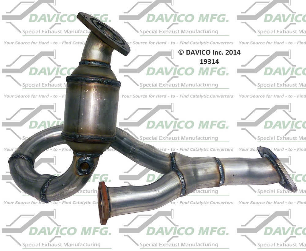 Davico Mfg Catalytic Converter P/N:19314 Fits select: 2008-2012 CHEVROLET MALIBU, 2007-2008 SATURN AURA