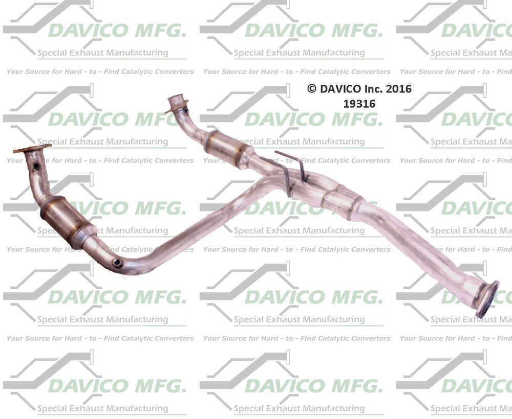 Davico Mfg 19316 Direct-Fit Catalytic Converter