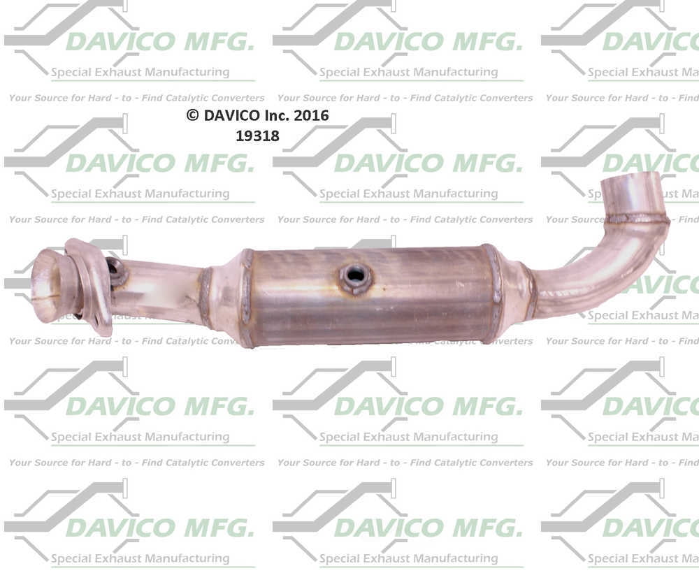 Davico Mfg Catalytic Converter P/N:19318 Fits select: 2009-2010 FORD F150, 2007-2013 FORD EXPEDITION
