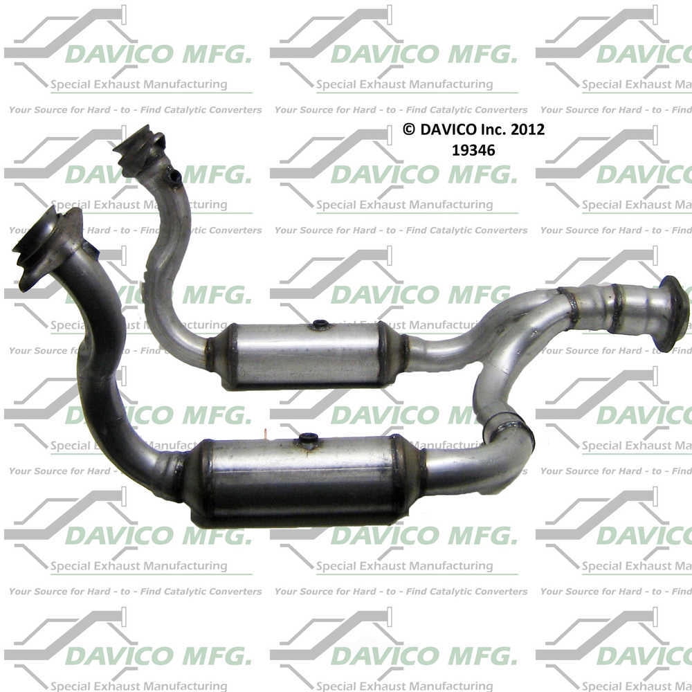 Davico Mfg Catalytic Converter P/N:19346 Fits select: 2008-2010 FORD F250, 2008-2010 FORD F350
