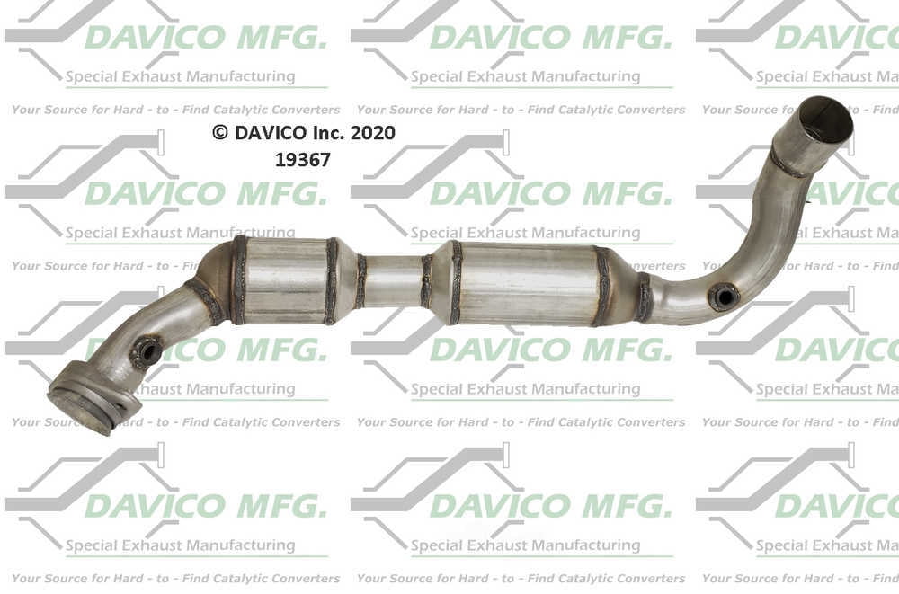 Davico Mfg Catalytic Converter P/N:19367 Fits select: 1997-1998 FORD F150, 1997-1998 FORD EXPEDITION