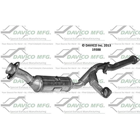 Davico Mfg Catalytic Converter P/N:19388 Fits select: 2007-2011 FORD RANGER