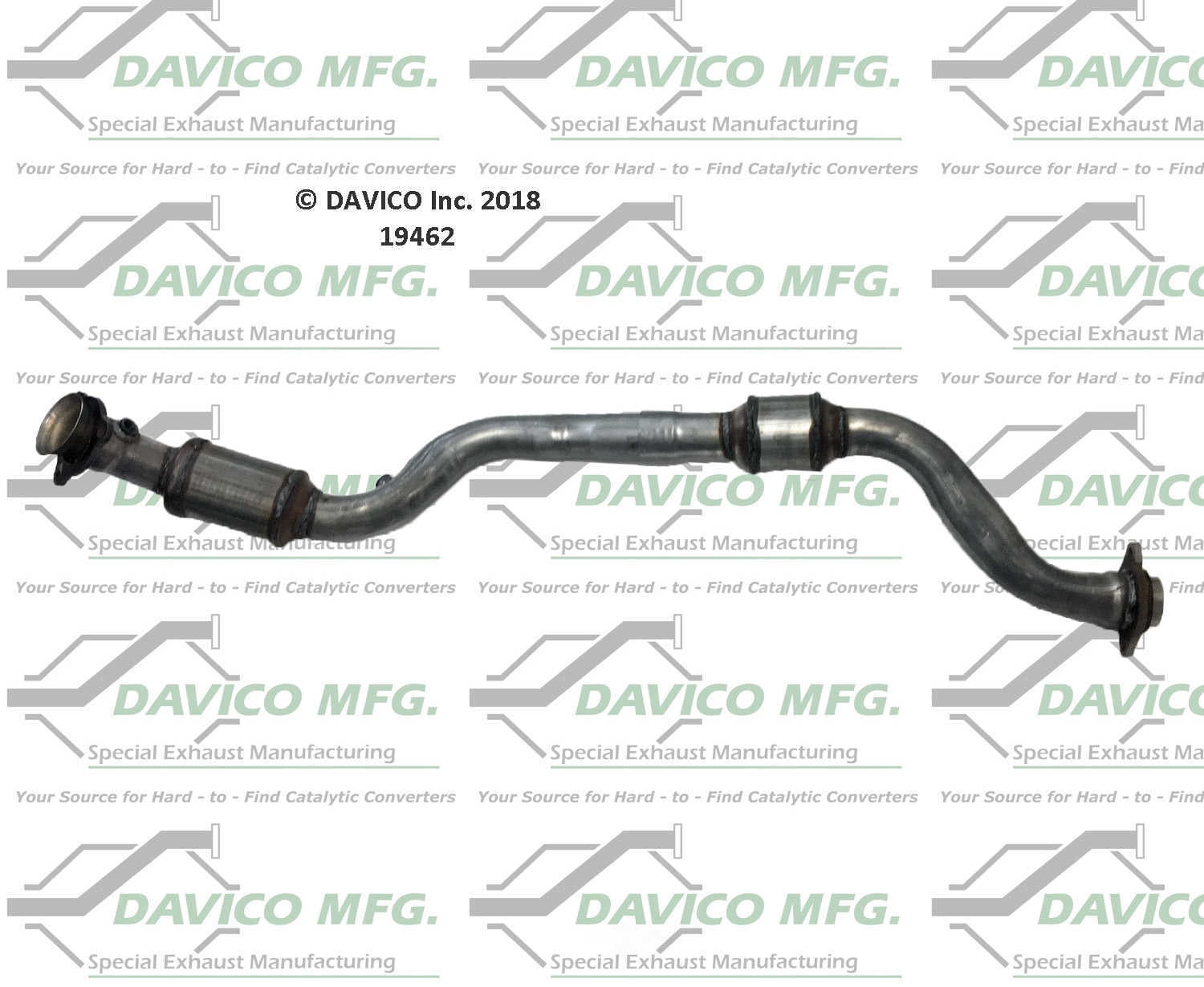 Davico Mfg 19462 Direct-Fit Catalytic Converter