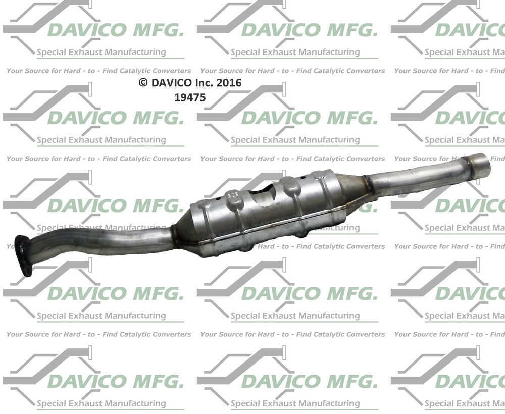 Davico Mfg Catalytic Converter P/N:19475 Fits select: 2000-2004 FORD F250, 2000-2005 FORD EXCURSION