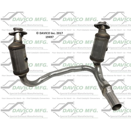 Davico Mfg Catalytic Converter P/N:19497 Fits select: 2010-2011 DODGE DAKOTA