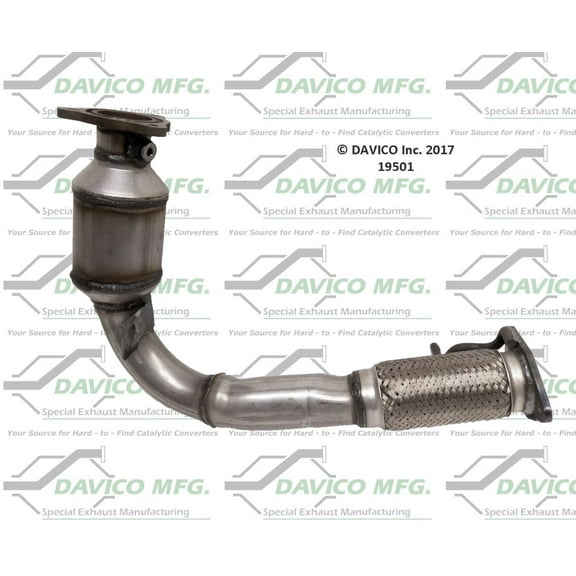 Davico Mfg Catalytic Converter P/N:19501 Fits select: 2010-2016 CHEVROLET EQUINOX, 2010-2016 GMC TERRAIN