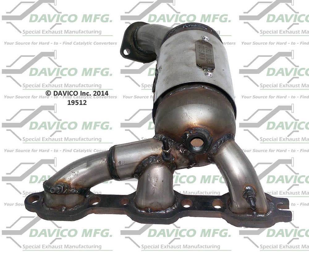Davico Mfg 19512 Direct-Fit Catalytic Converter