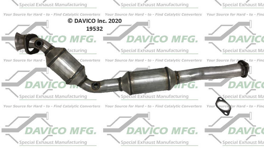Davico Mfg 19532 Direct-Fit Catalytic Converter