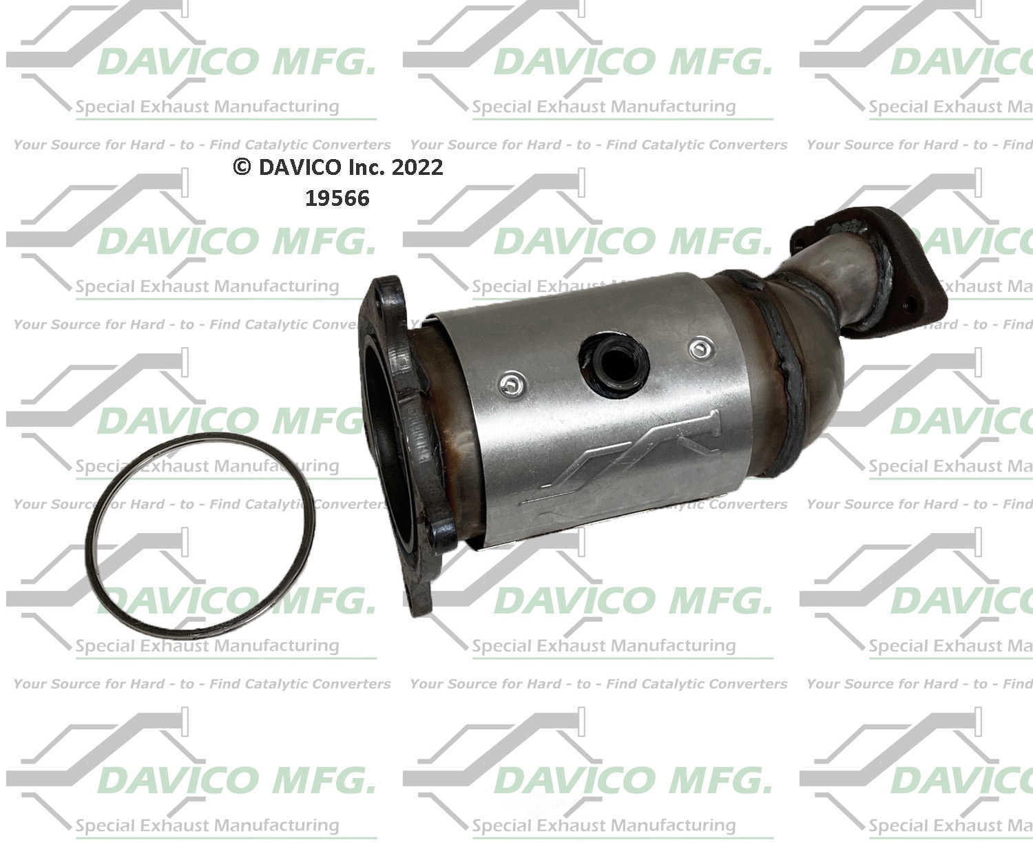 Davico Mfg 19566 Direct-Fit Catalytic Converter