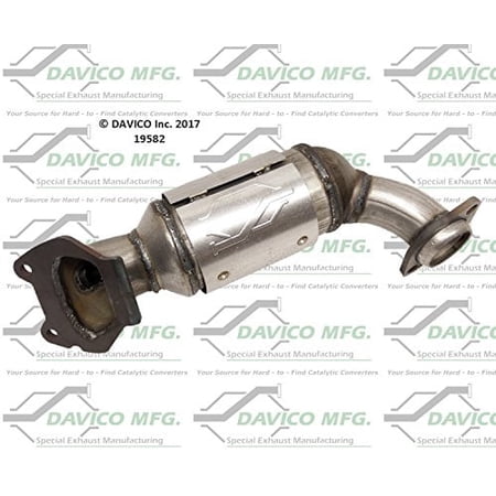 Davico Mfg Catalytic Converter P/N:19582 Fits select: 2011-2016 CHRYSLER TOWN & COUNTRY, 2011-2016 DODGE GRAND CARAVAN