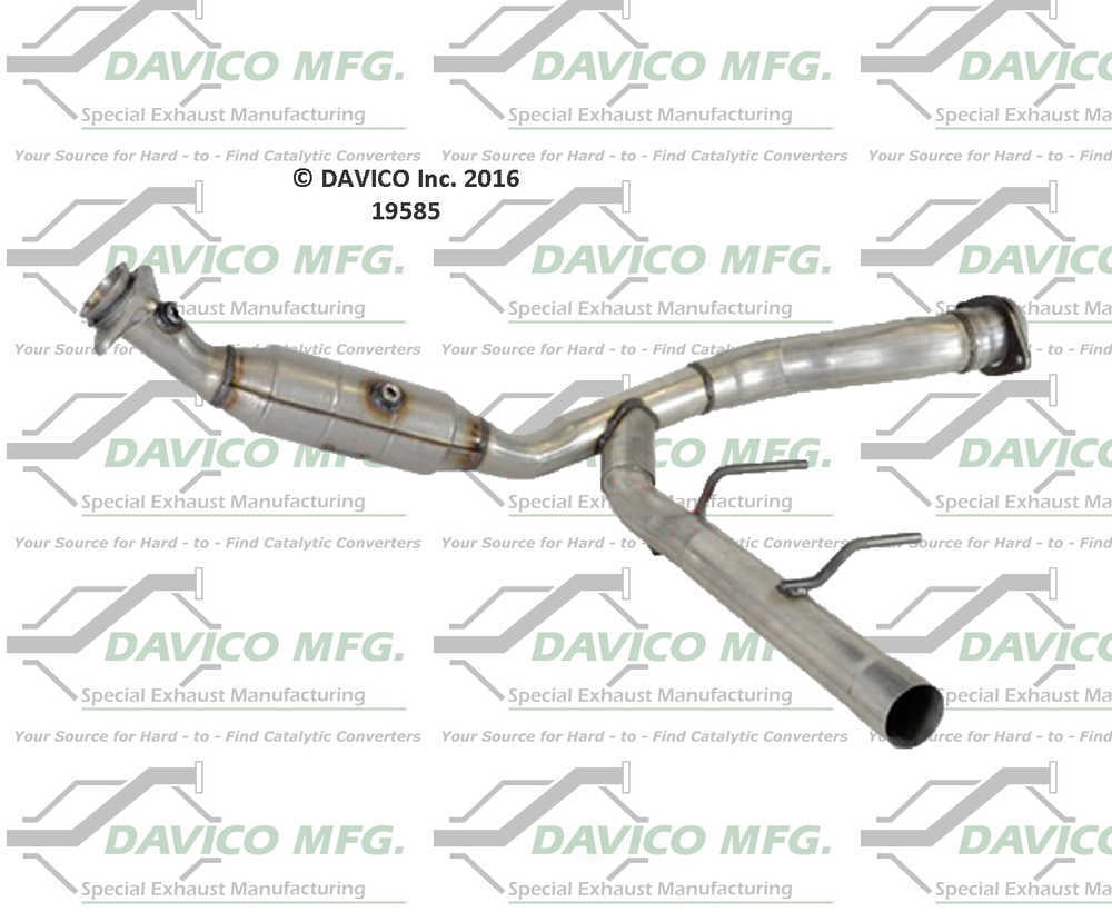 Davico Mfg 19585 Direct-Fit Catalytic Converter