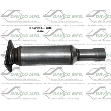Davico Mfg Catalytic Converter P/N:19616 Fits select: 2006 CADILLAC COMMERCIAL CHASSIS, 2007 CADILLAC DTS