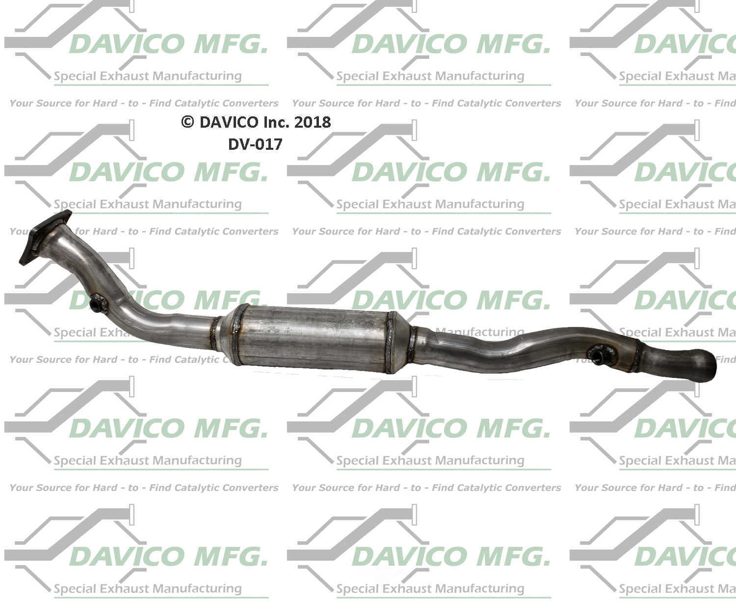 Davico Mfg DV-017 Direct-Fit Catalytic Converter
